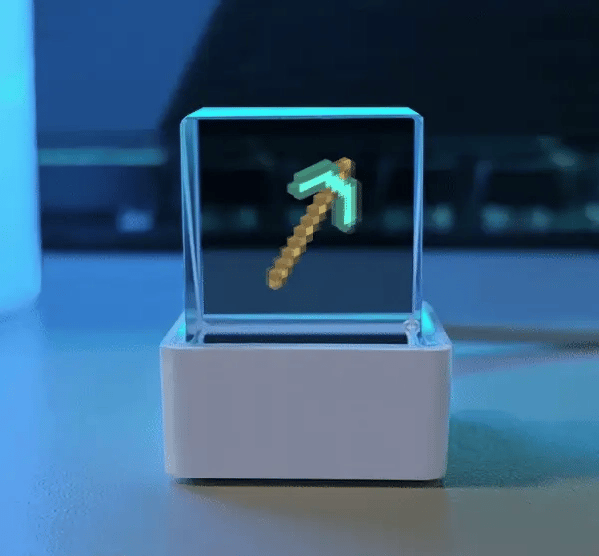 Cutevision hologram cube — this is a 3D cute vision cube vision display