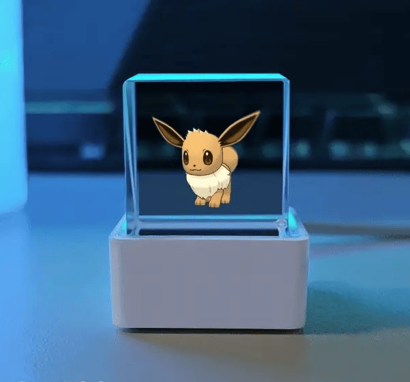 Cutevision hologram cube — this is a 3D cute vision cube vision display